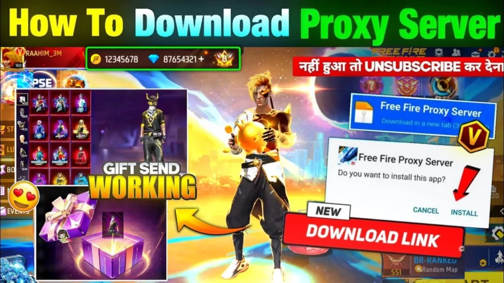 Free Fire Proxy Server